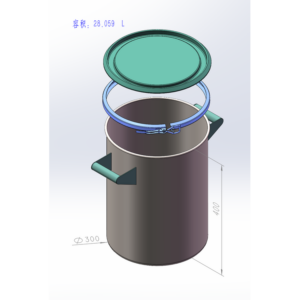 Hoop-lock Seal Barrel 28L