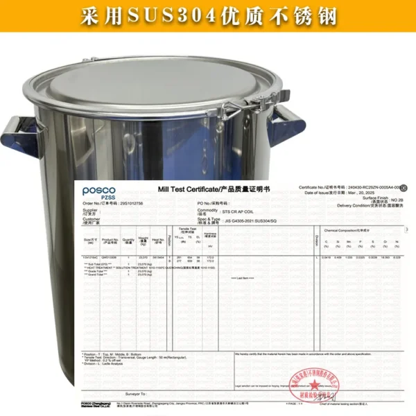 Spannring-Fass 100 L